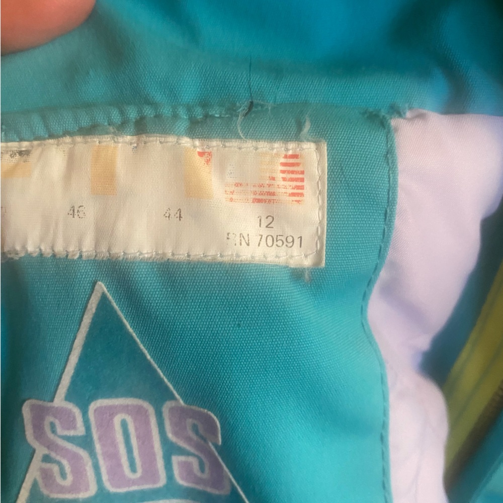 Bright Blue SOS Snow Pants - Picture 7 of 8
